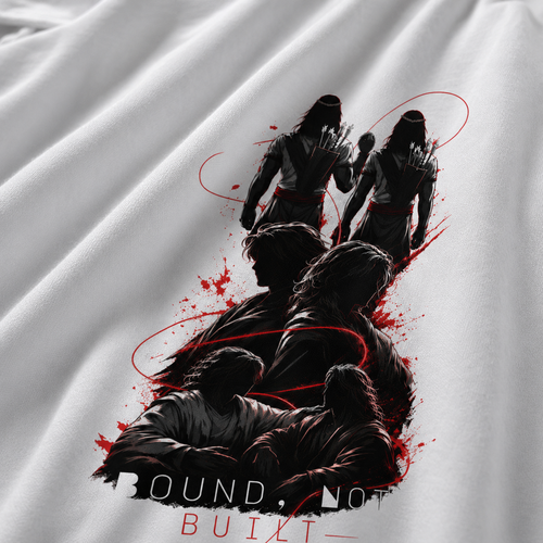 Bound by Brotherhood – Premium Minimal | Unisex AOP T-Shirt