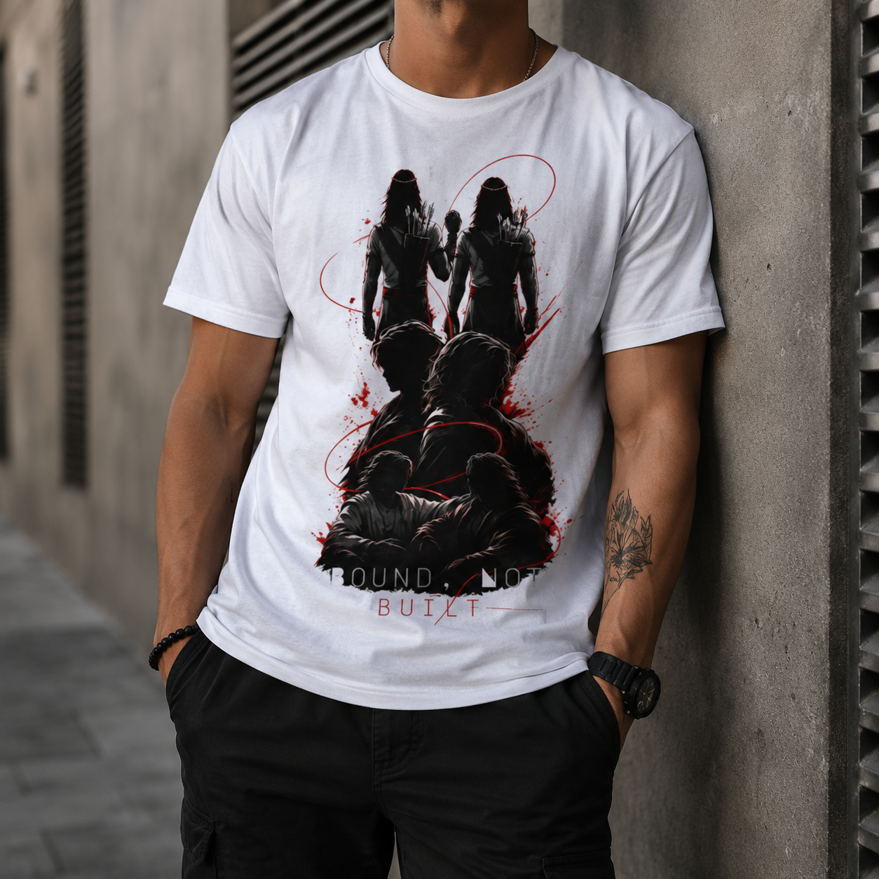 Bound by Brotherhood – Premium Minimal | Unisex AOP T-Shirt