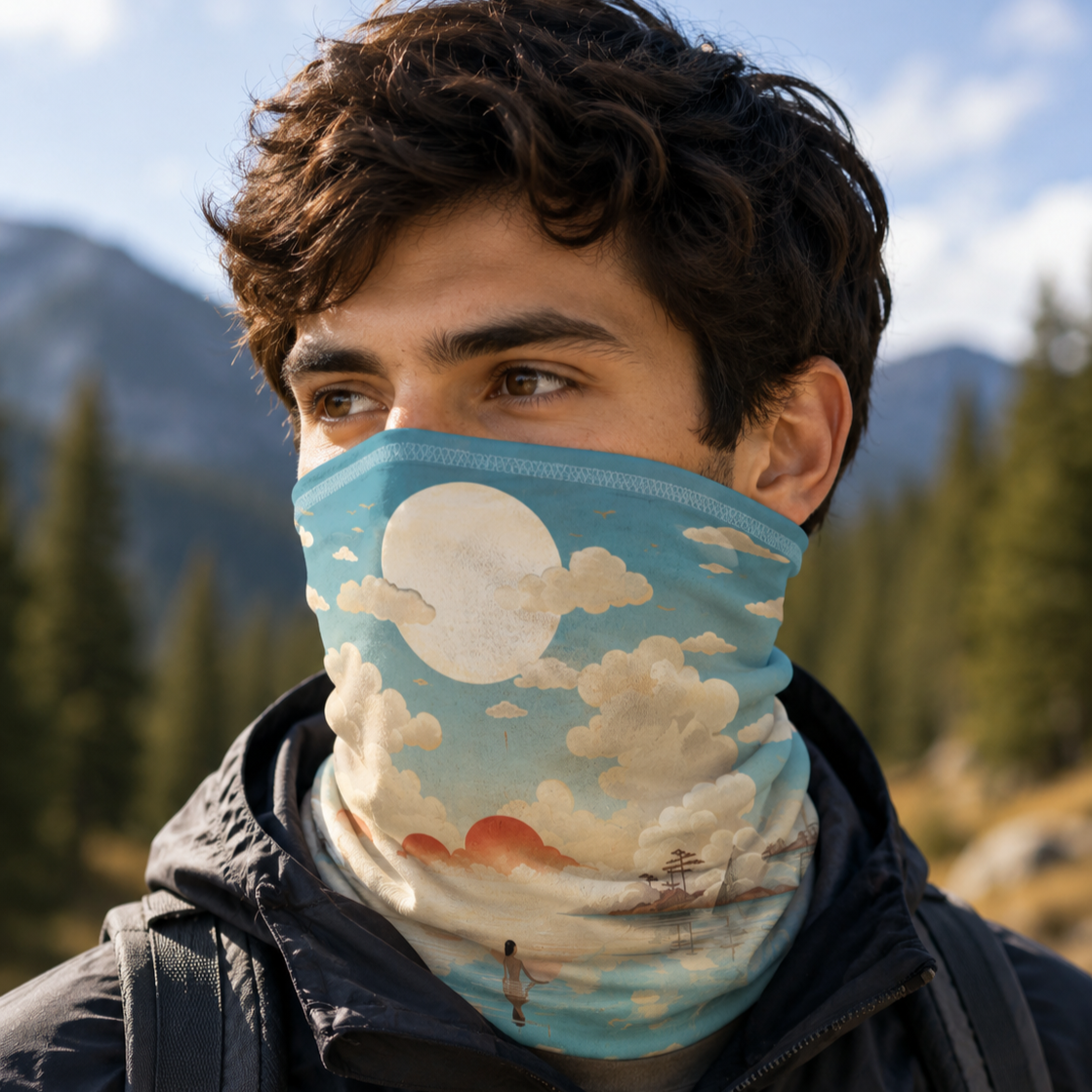 Dreamscape Anime Sky Bandana | Face Bandana Artistic