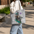 Bunny Skater | Unisex Large Tote Bags
