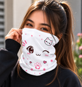Kawaii Anime Cat Face Bandana | Couple Bandana