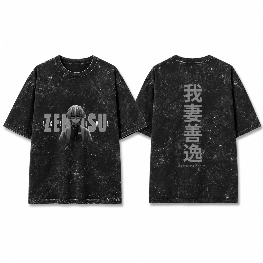 Thunder Breathing Shadow T-Shirt |Unisex Oversized T-Shirts
