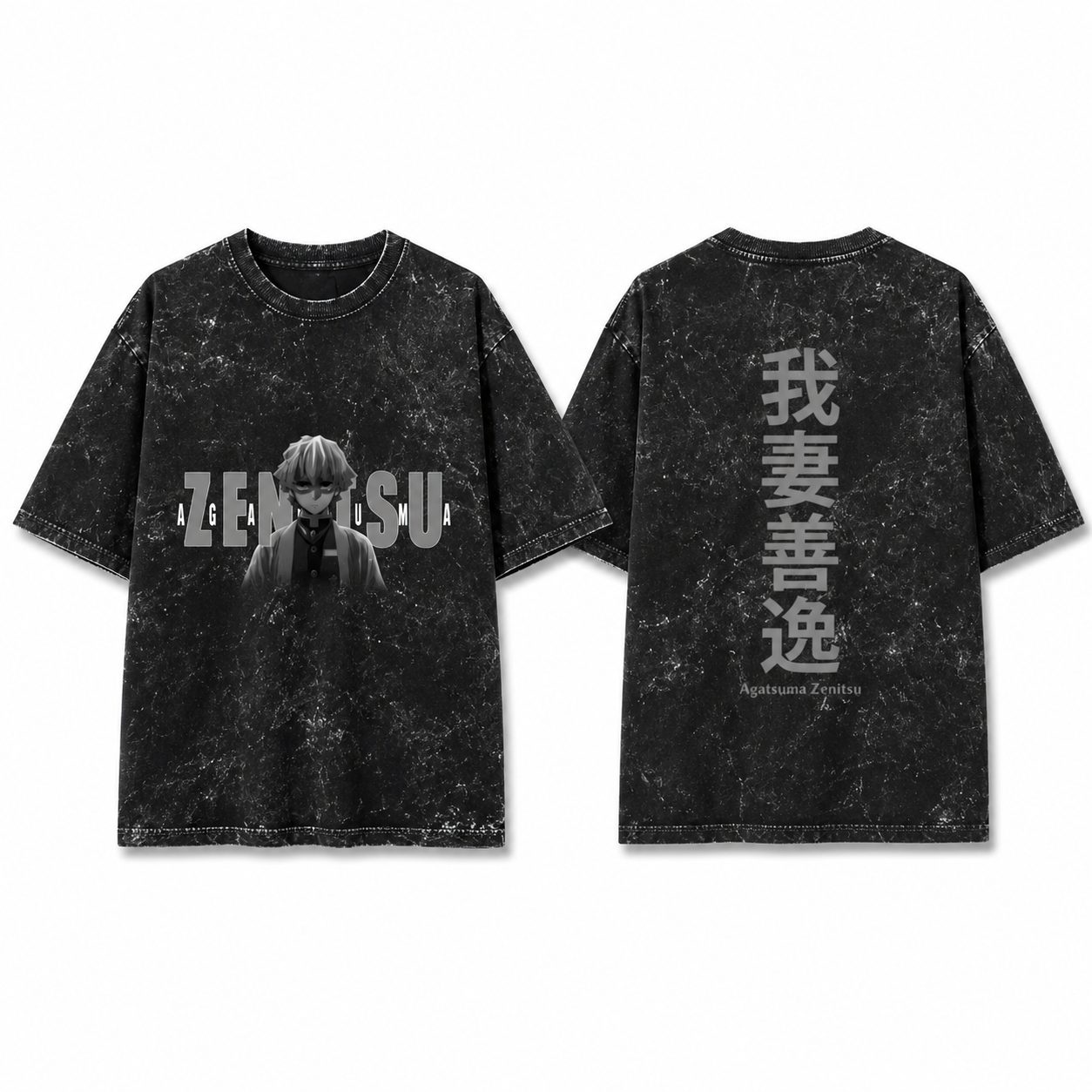 Thunder Breathing Shadow T-Shirt |Unisex Oversized T-Shirts
