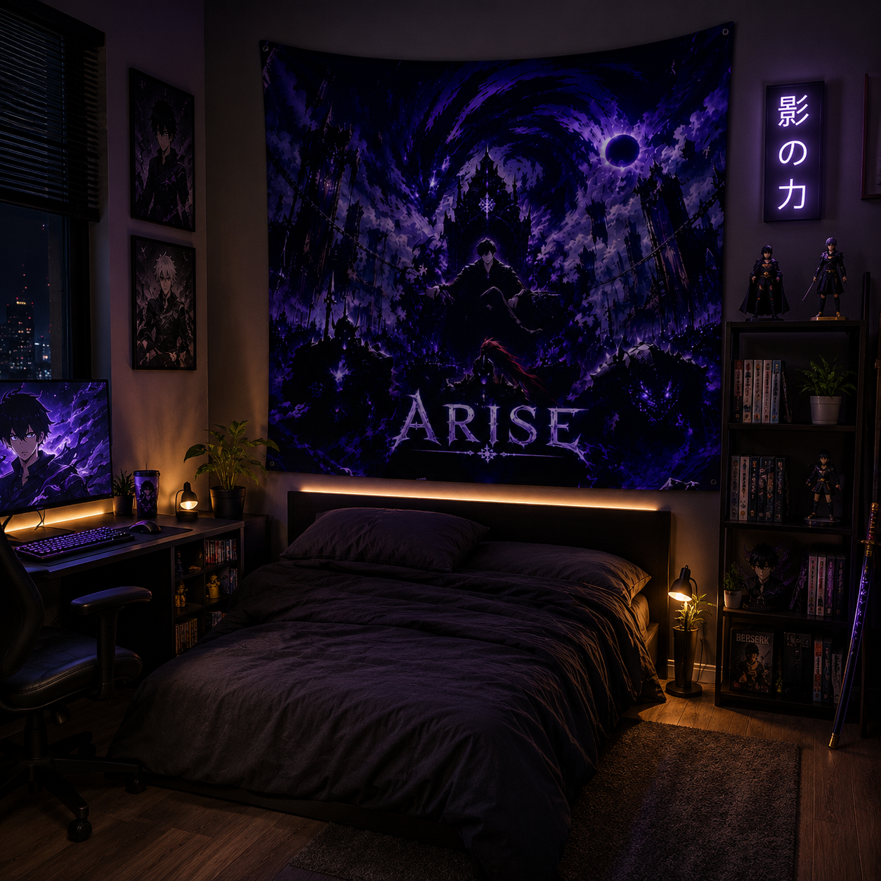 ARISE – Shadow Monarch | Tapestry (Large Size)