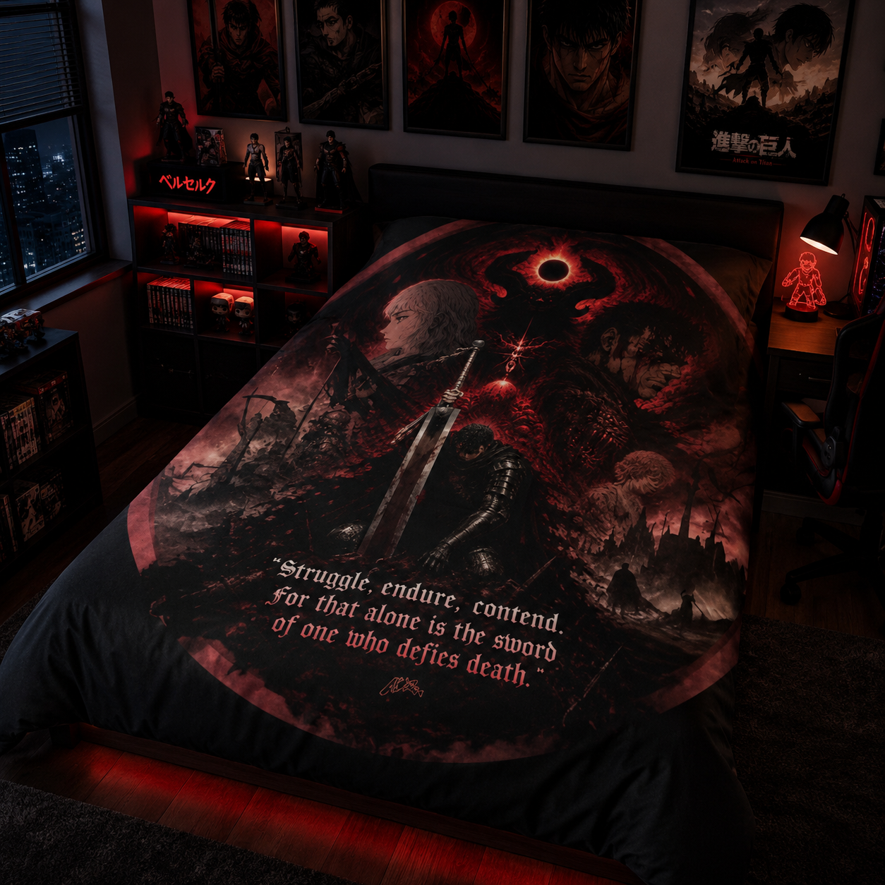 Berserk Eclipse Dark Fantasy | Tapestry (Regular Size)