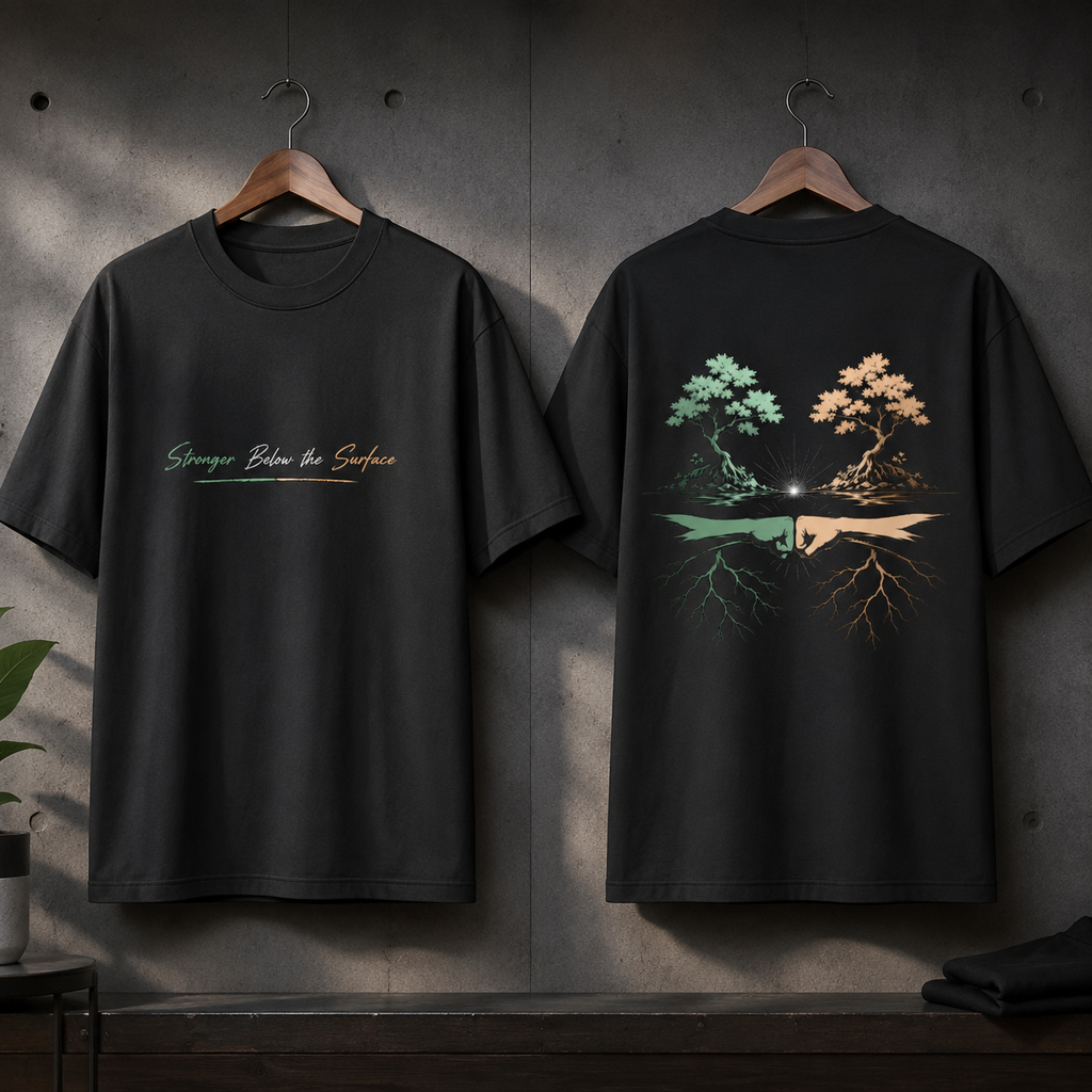 Stronger Below the Surface | Unisex Oversized T-Shirt