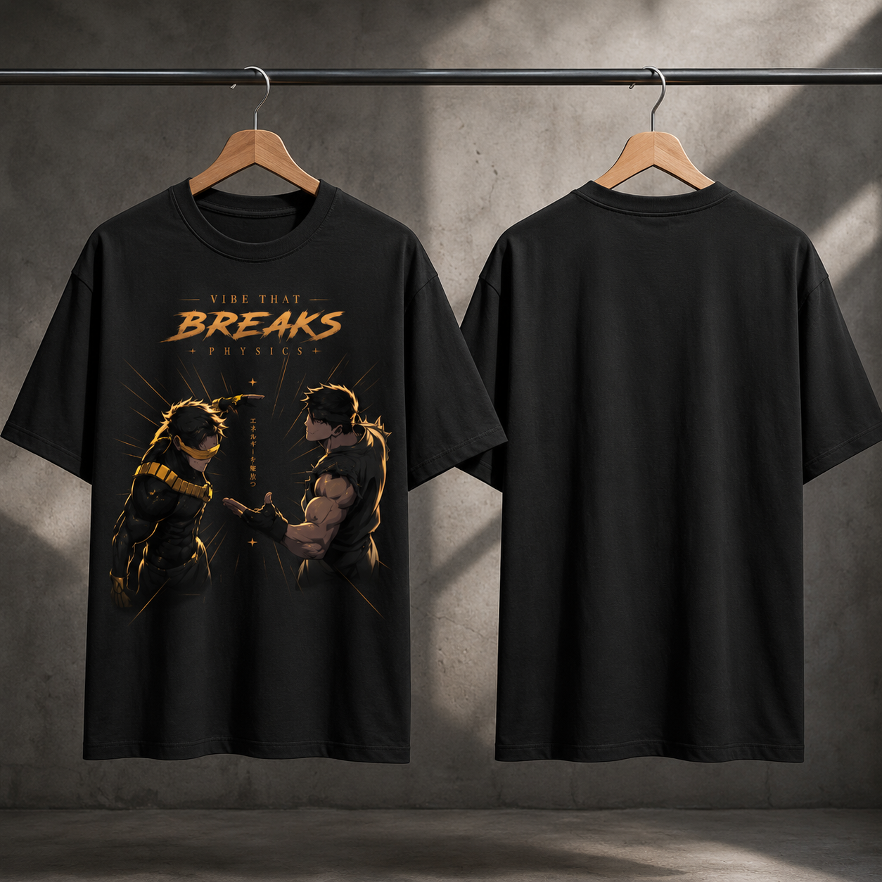 Vibe That Breaks Physics | Unisex Oversized T-Shirt