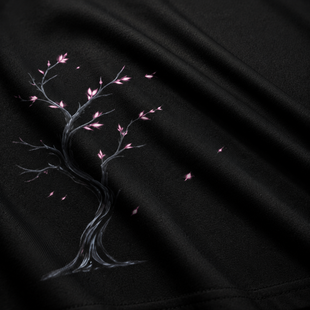 Minimal Sakura Anime | Unisex AOP Oversized Tee