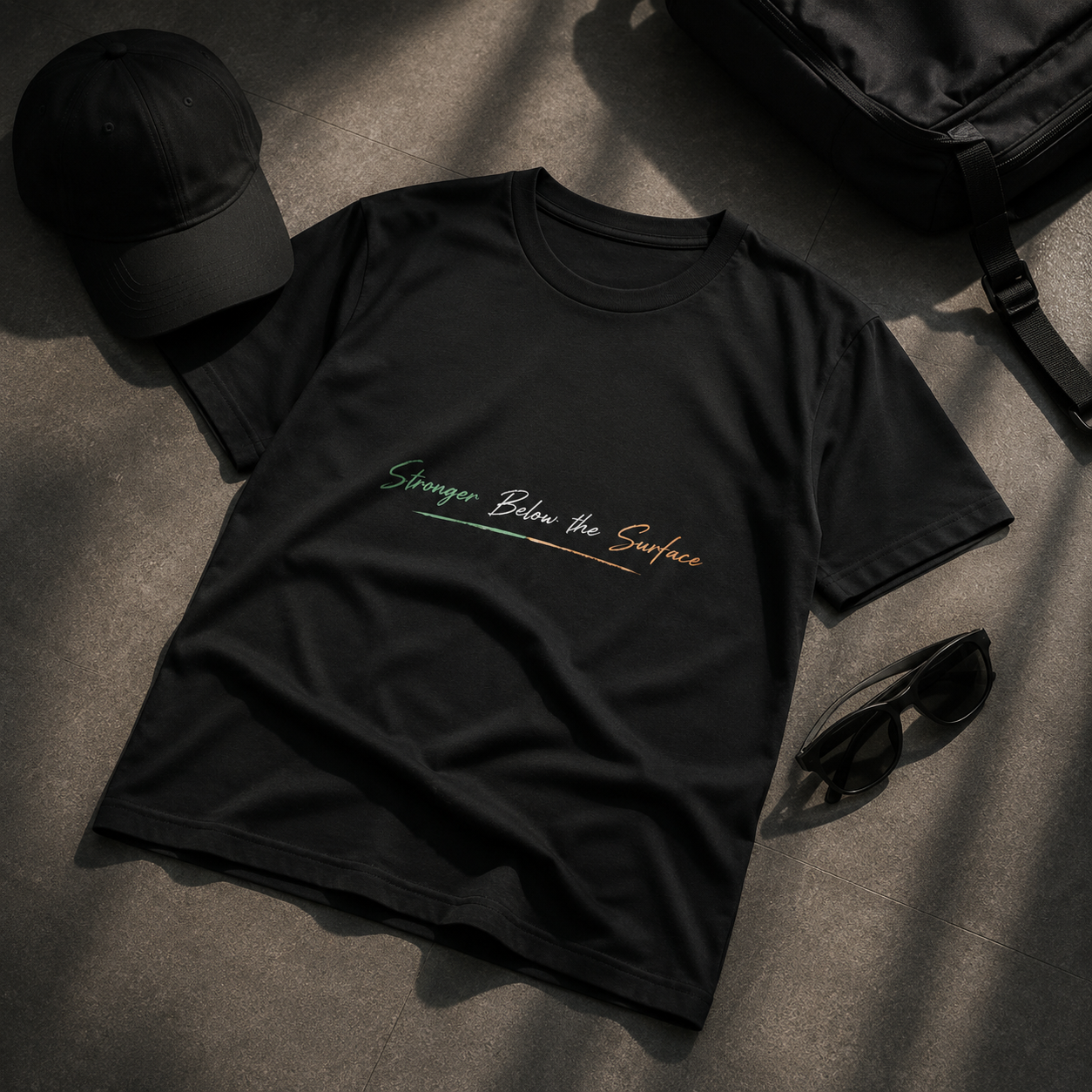 Stronger Below the Surface | Unisex Oversized T-Shirt