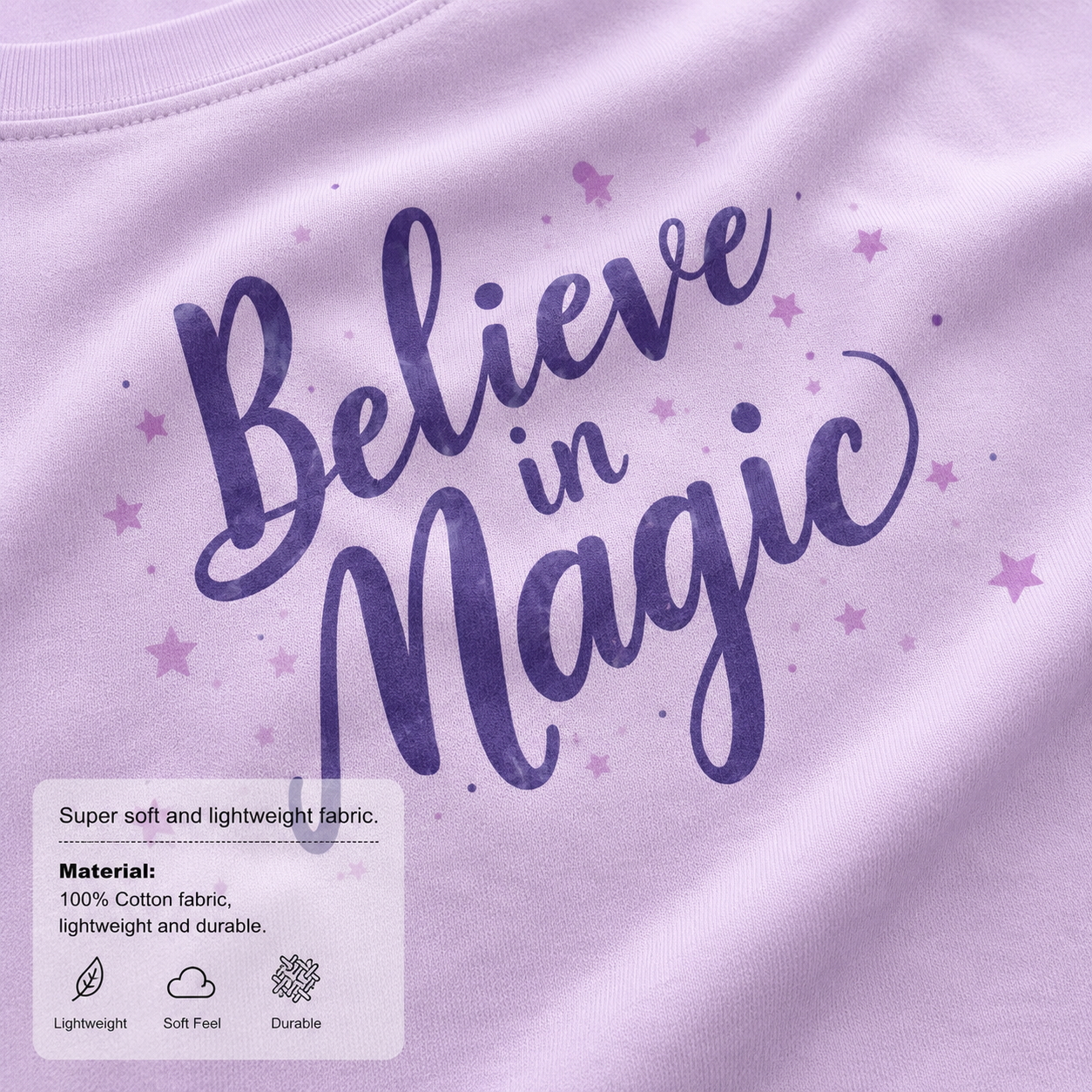 Believe in Magic – Minimal Aesthetic | Female AOP Crop Top
