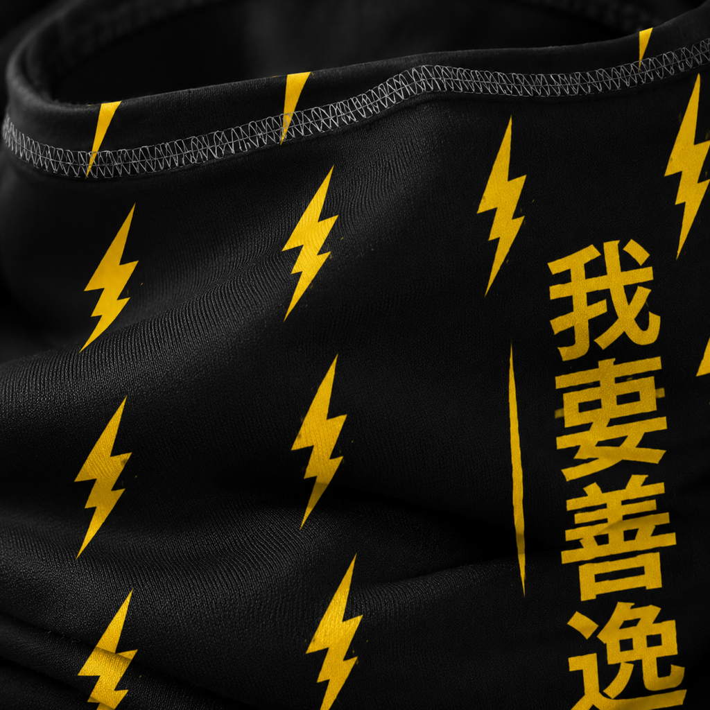 Thunder Breathing Face Bandana | Anime Demon Slayer