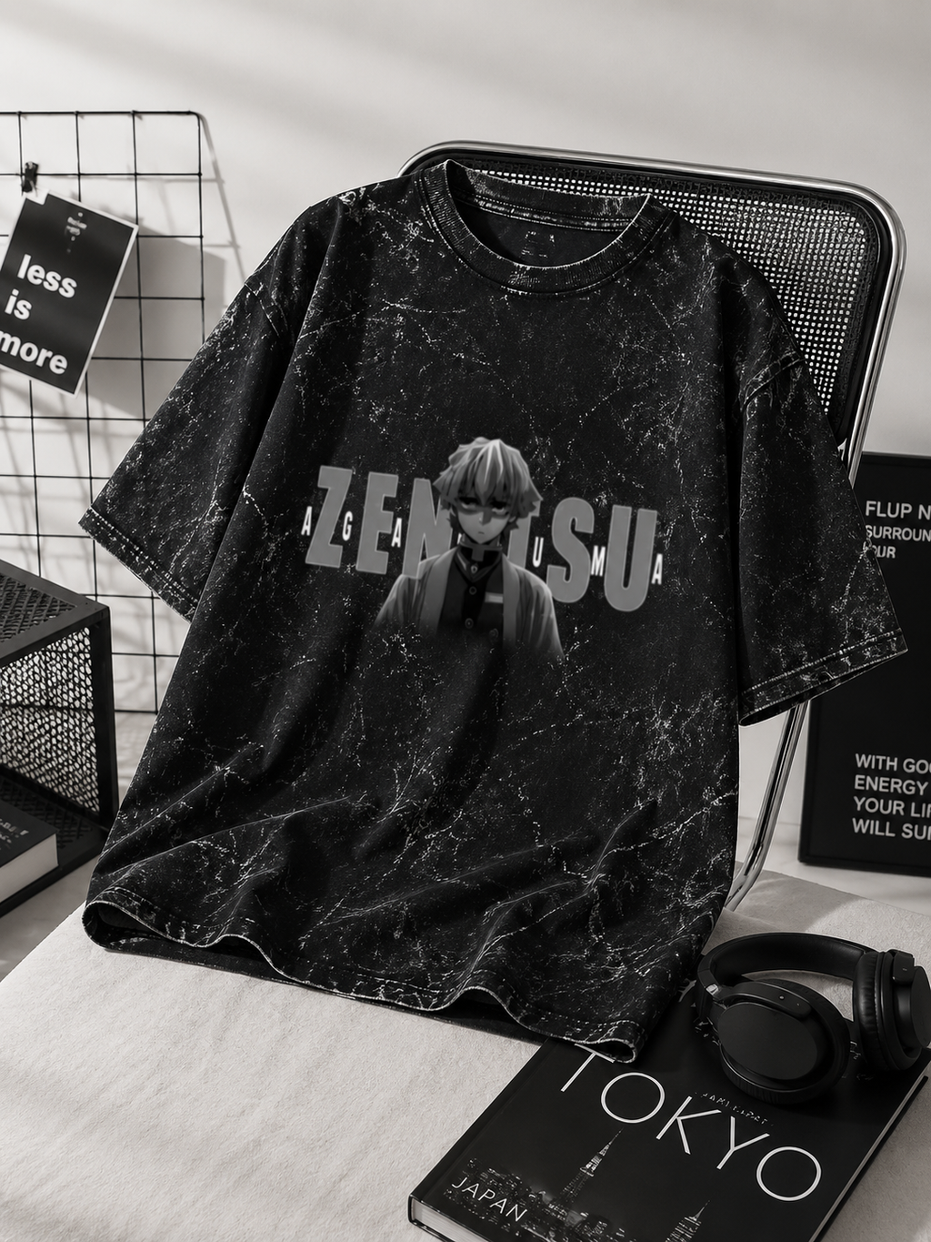 Thunder Breathing Shadow T-Shirt |Unisex Oversized T-Shirts
