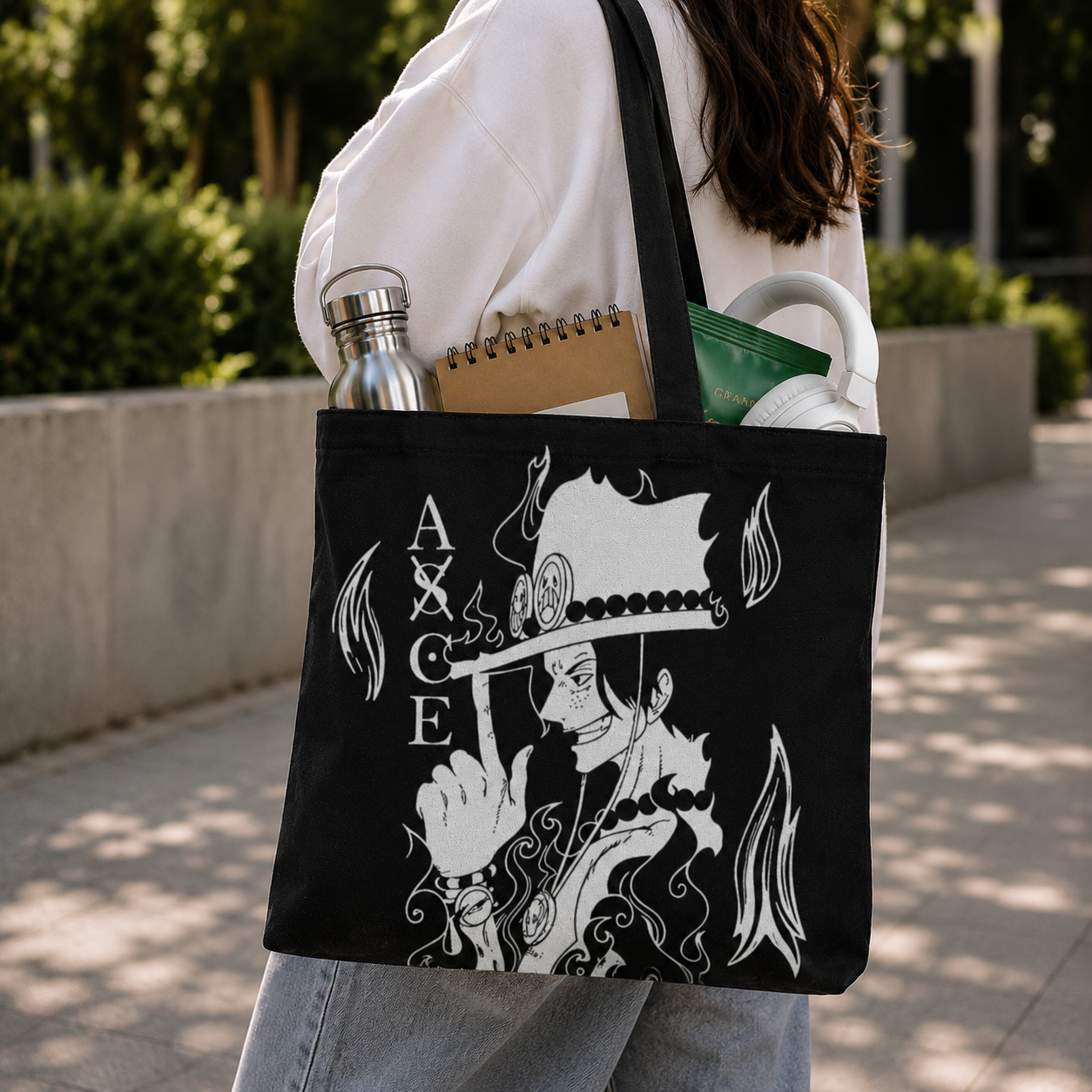 Fire Fist | Unisex Large Tote Bags