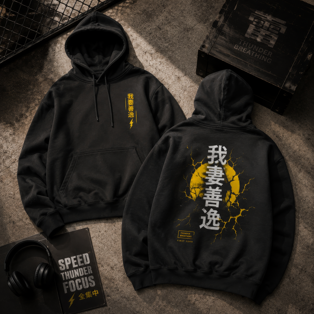 Zenitsu Agatsuma | Thunder Breathing Anime Hoodie