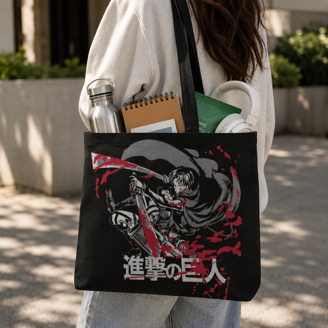 Titan Slayer | Unisex Large Tote Bags