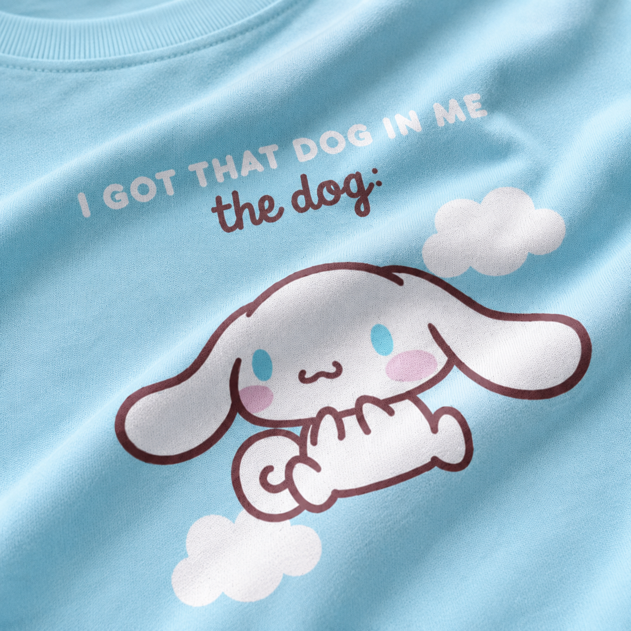 I Got That Dog in Me – Cute Kawaii | Female AOP Crop Top