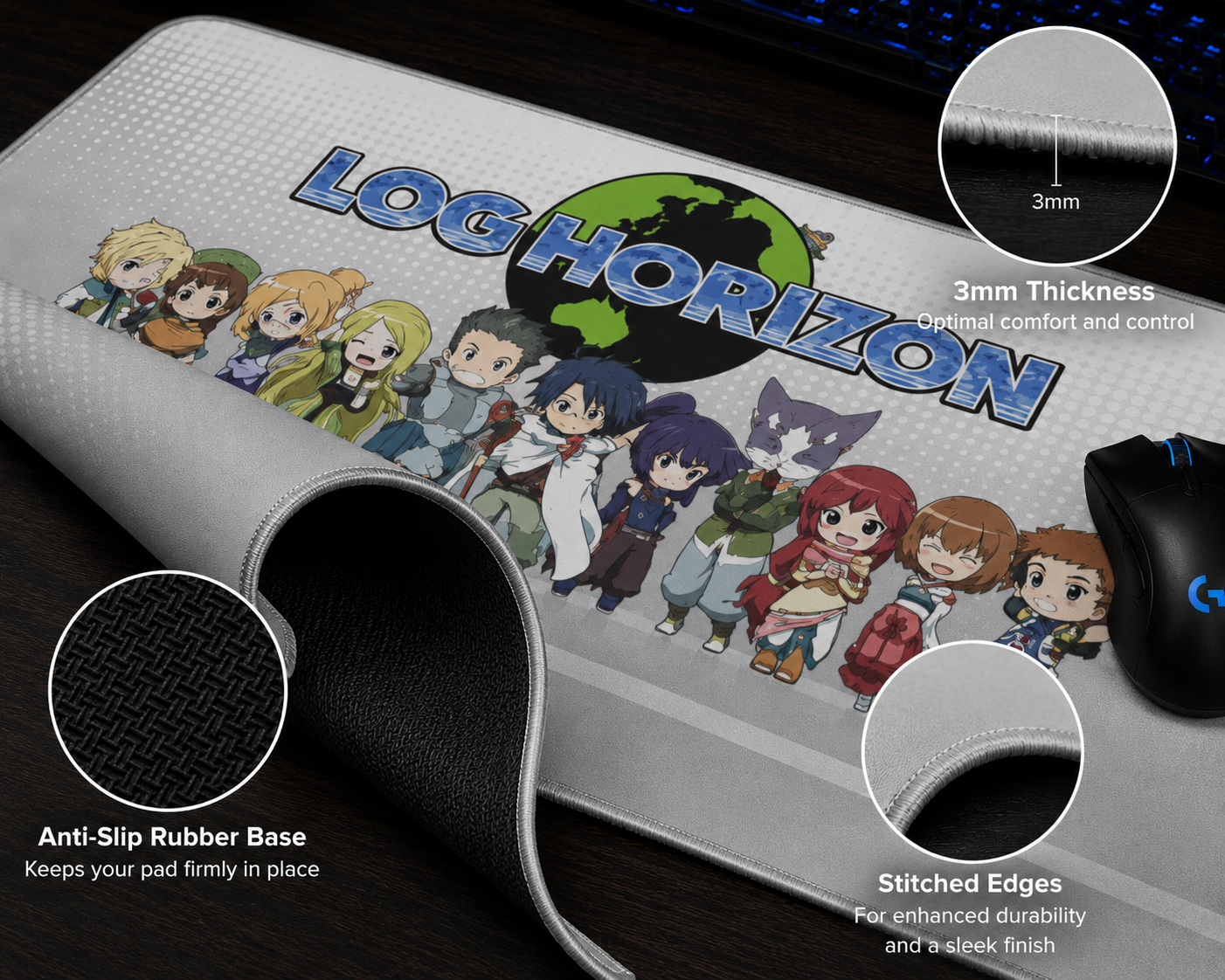 Log Horizon Guild | Gaming Mouse Pad