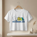 My Dream Job – Funny Cute Kawaii | Female AOP Crop Top