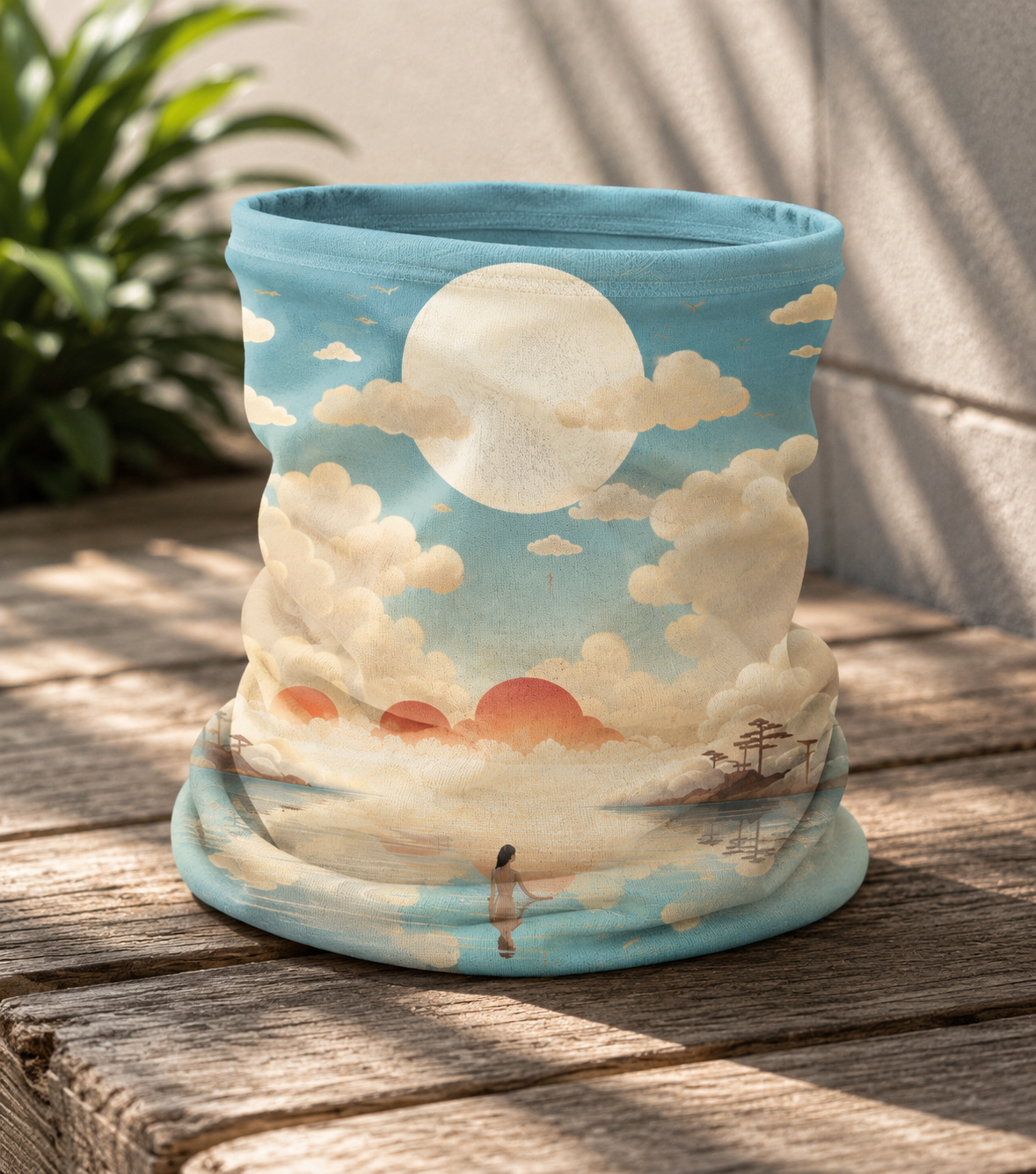 Dreamscape Anime Sky Bandana | Face Bandana Artistic