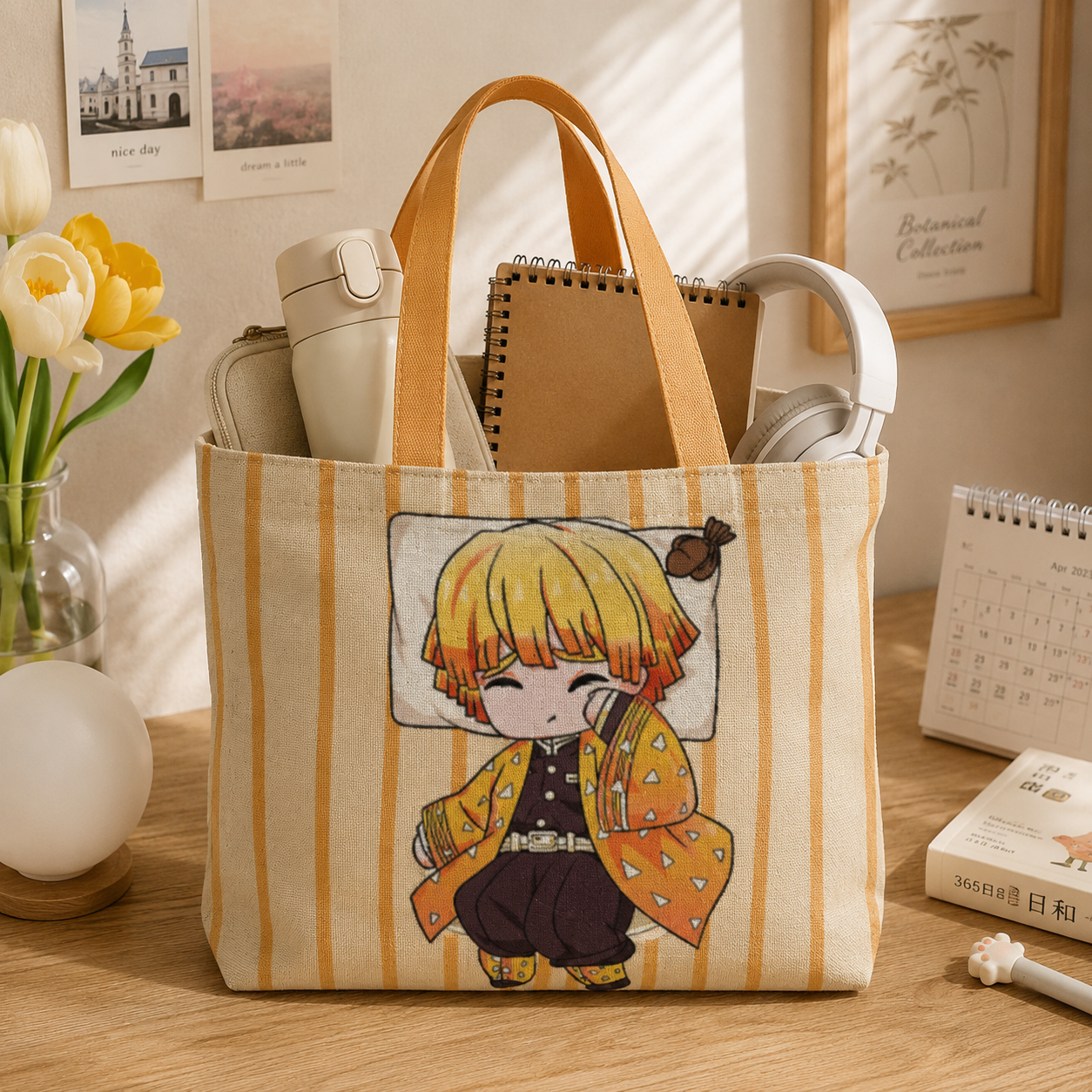 Sleeping Thunder | Unisex Large Tote Bags
