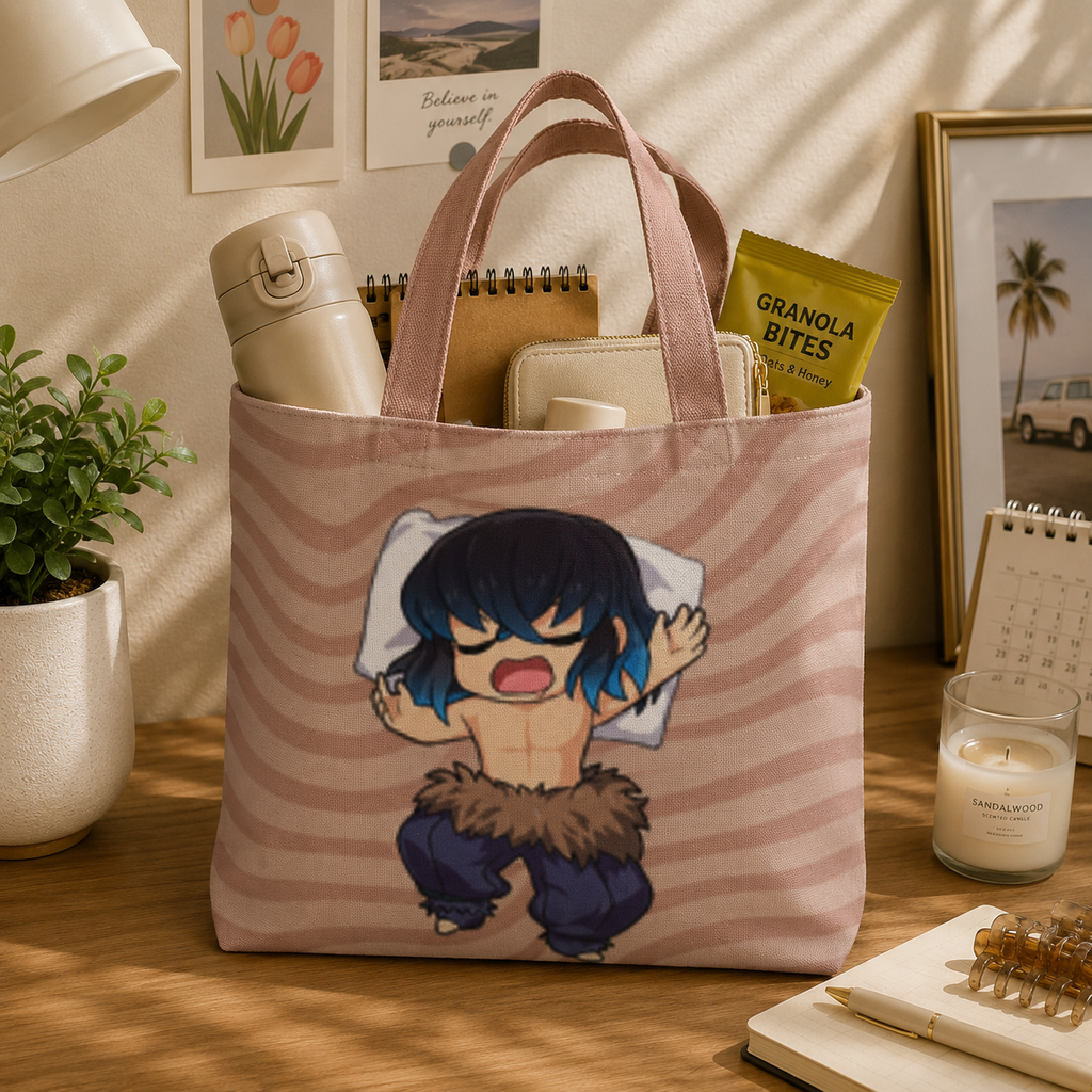 Sleeping Beast | Unisex Large Tote Bags