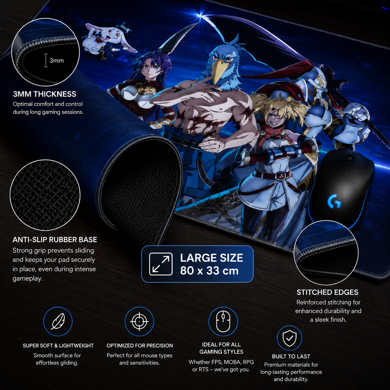 Shangri La Frontier | Gaming Mouse Pad