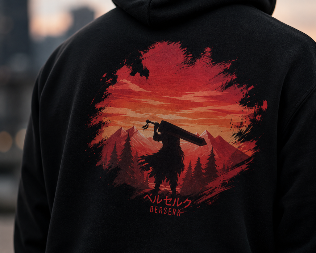 Berserk Anime Hoodie — Dark Warrior Edition