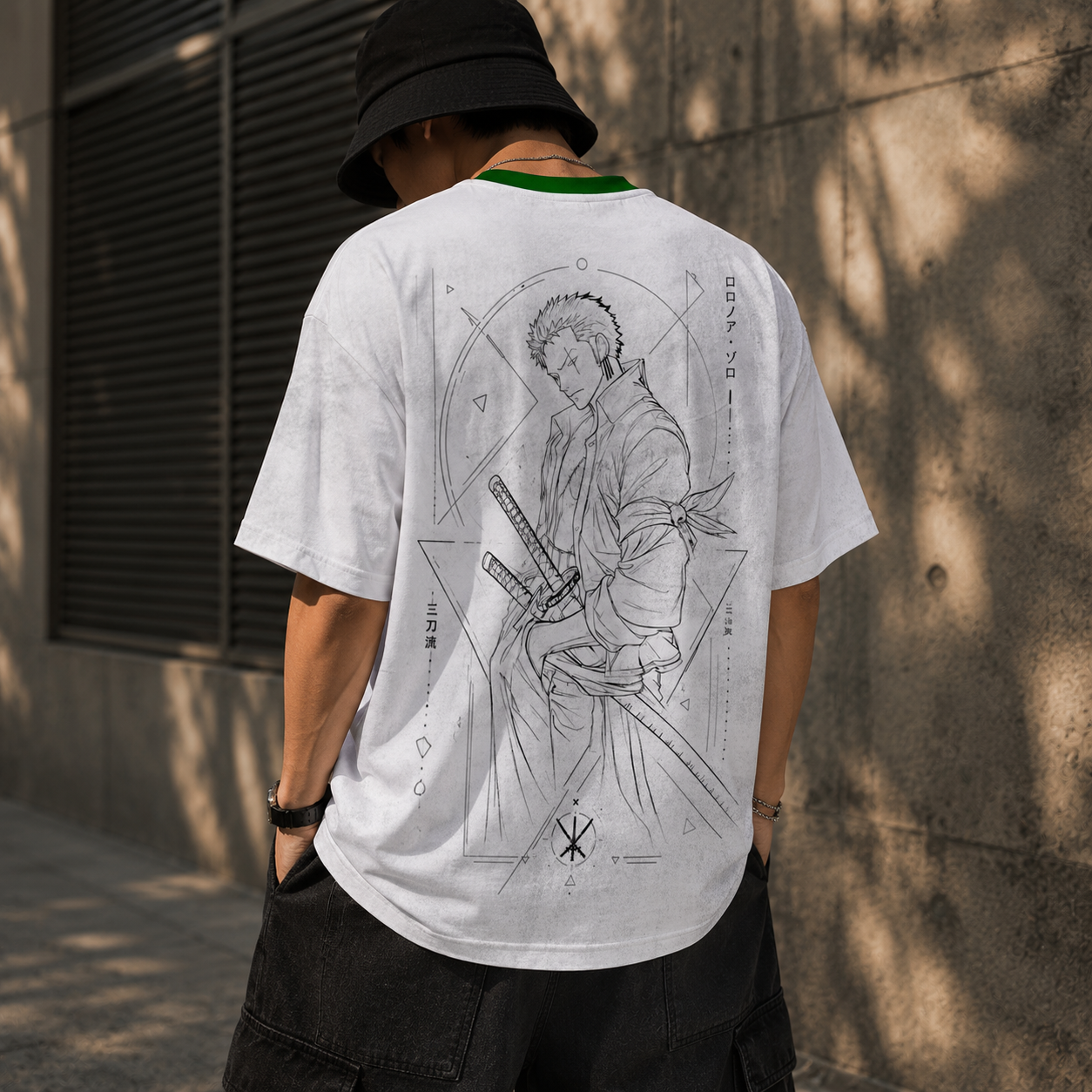 Swordsman Oversized Tee | Unisex AOP Oversized Tee