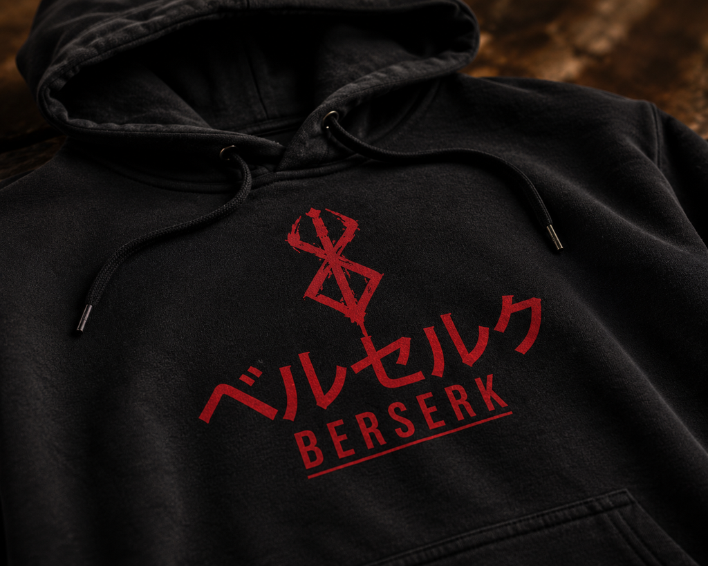 Berserk Anime Hoodie — Dark Warrior Edition