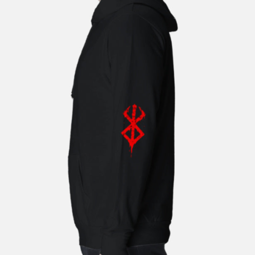 Berserk Anime Hoodie — Dark Warrior Edition